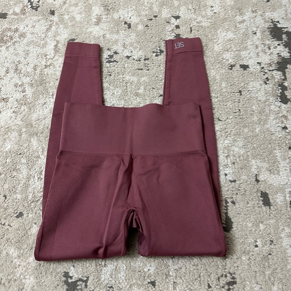 Set Active Sculptflex Seamless Leggings in Canyon Size Small